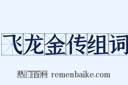飞龙金传组词是什么意思的图片